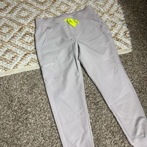 Figs grey jogger scrubs size M